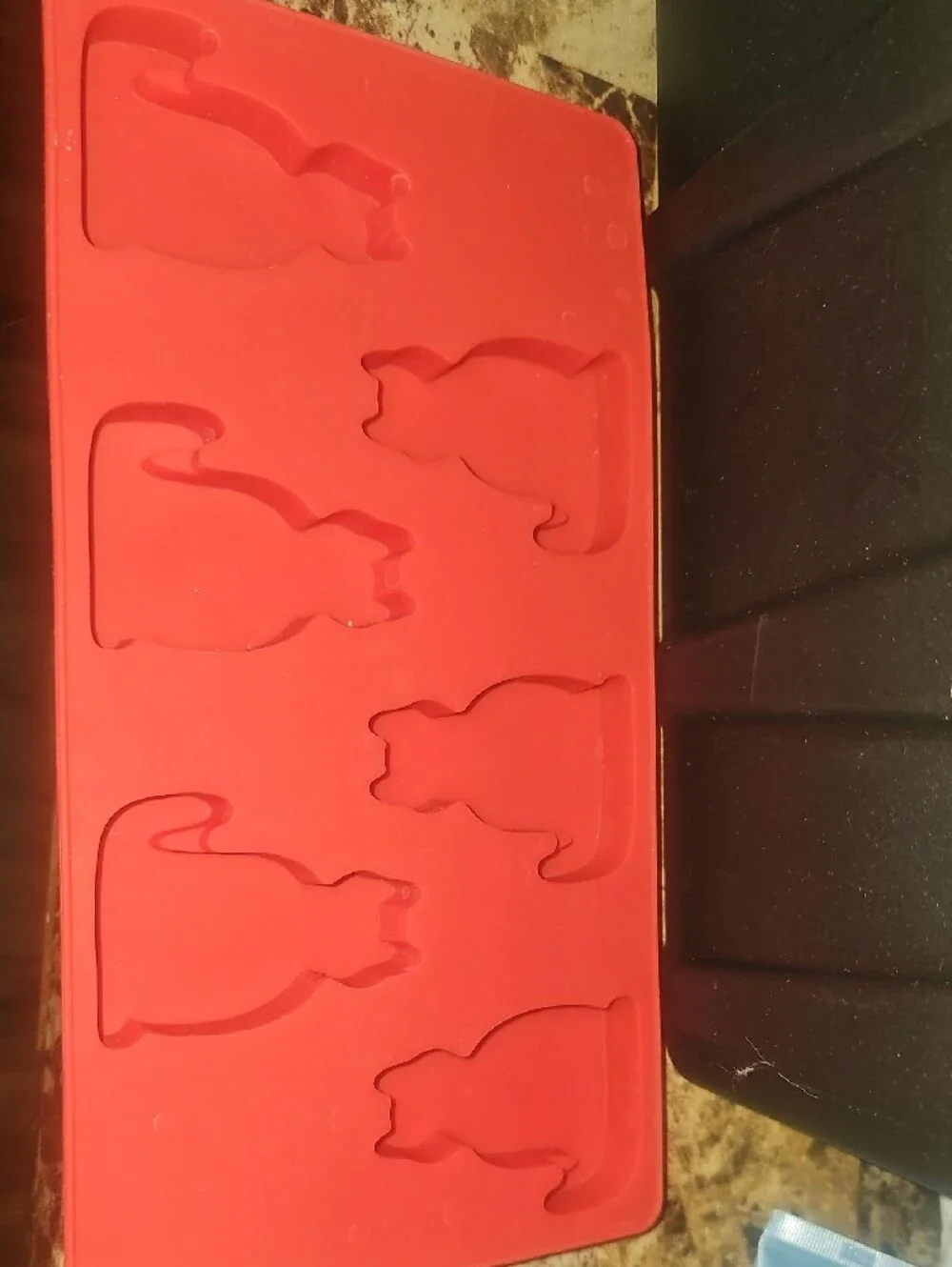 New Silicone Small Pet Treat/ Ice Mold - Red